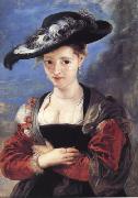 Peter Paul Rubens Susanna Fourment or Le Cbapeau de Paille (mk01) USA oil painting reproduction